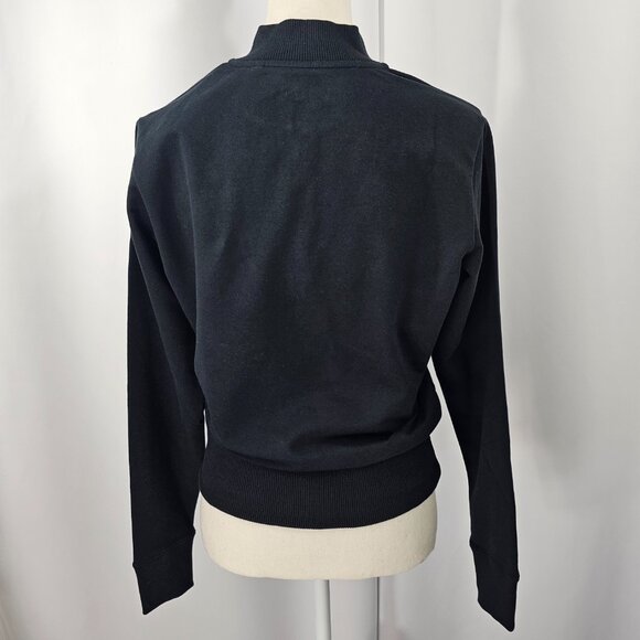 Universal Standard Zoe Women's Black Half Zip High Neck Pullover Size XS NWT - Picture 9 of 16